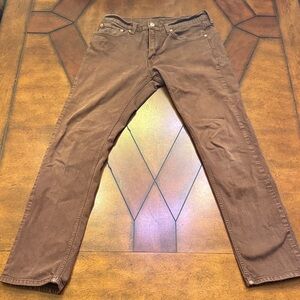 Levi's Men's Slim Jeans in Brown